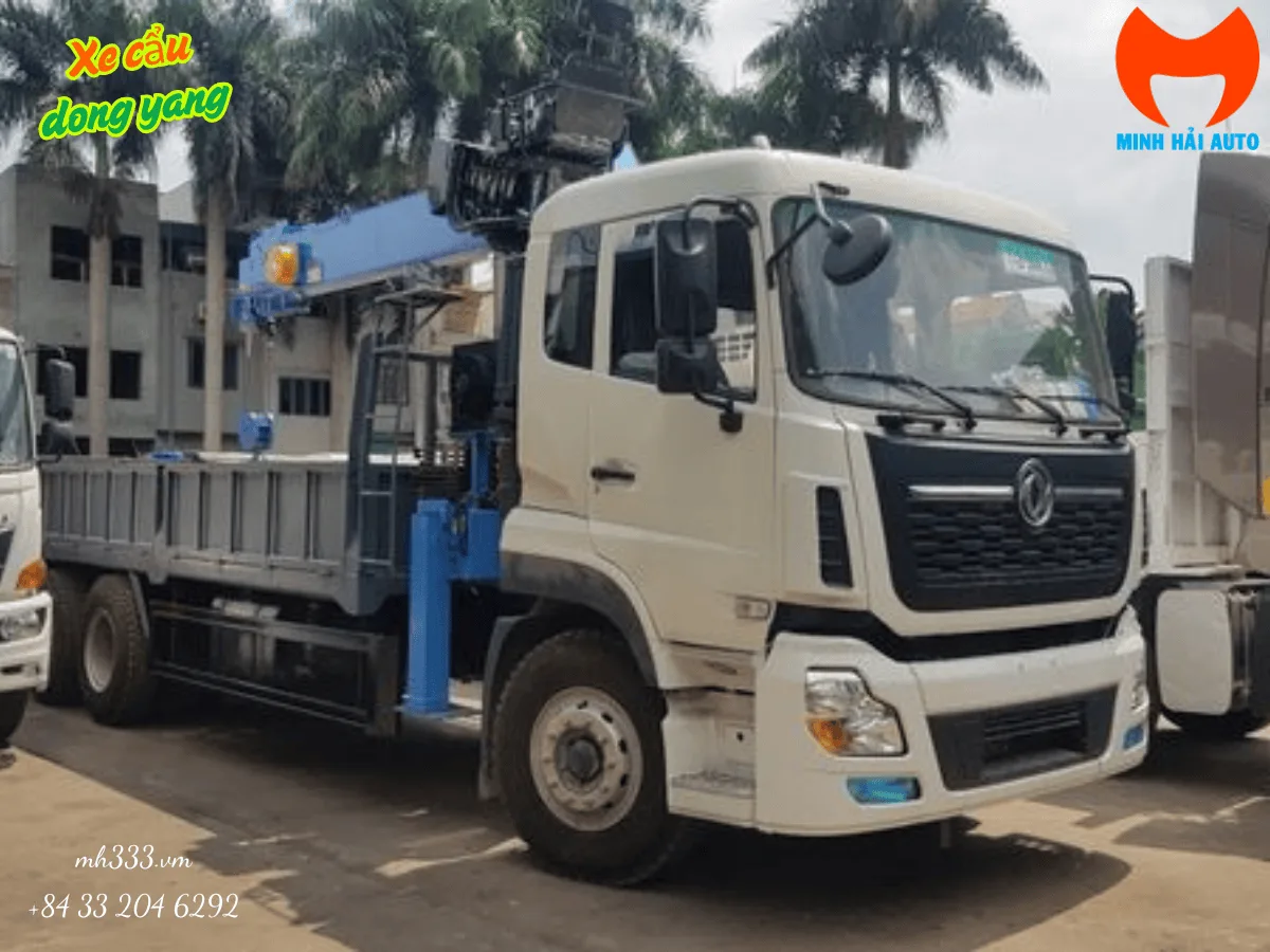 Xe tải Dongfeng ba chân gắn cẩu Dongyang SS1926
