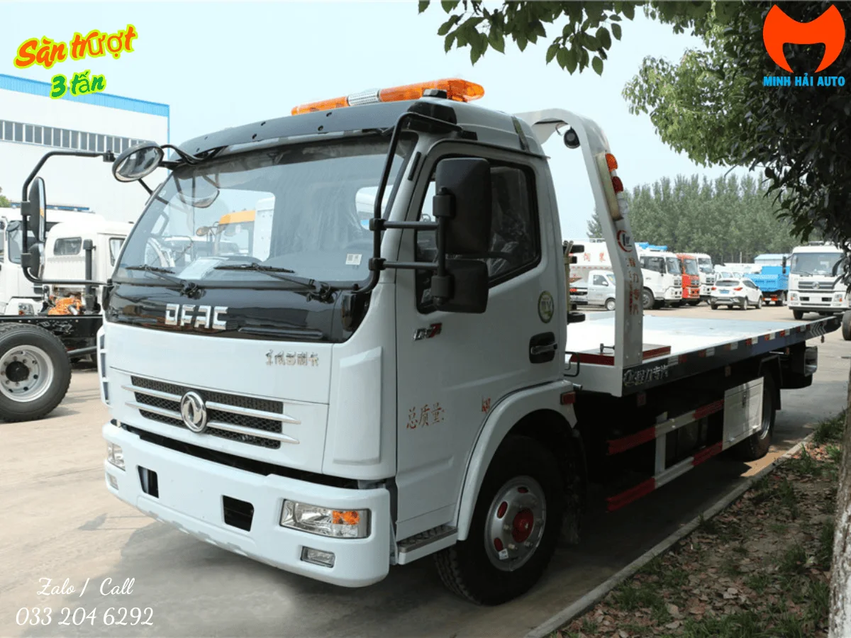 Xe cứu hộ Dongfeng CLW5082TQZD5 nhìn góc trước ba phần tư