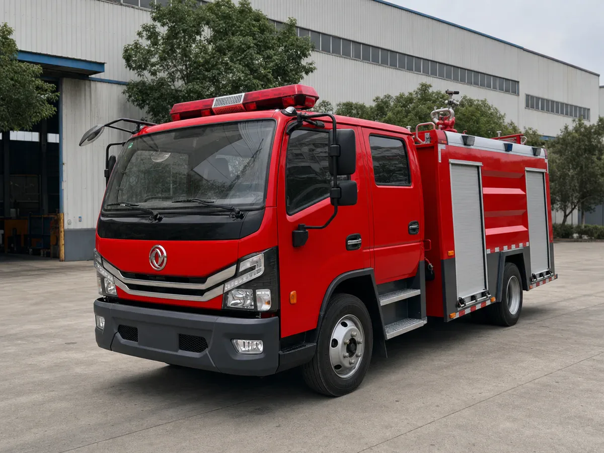 Xe cứu hỏa Dongfeng JDF5110 4.000L nước và 1.000L foam