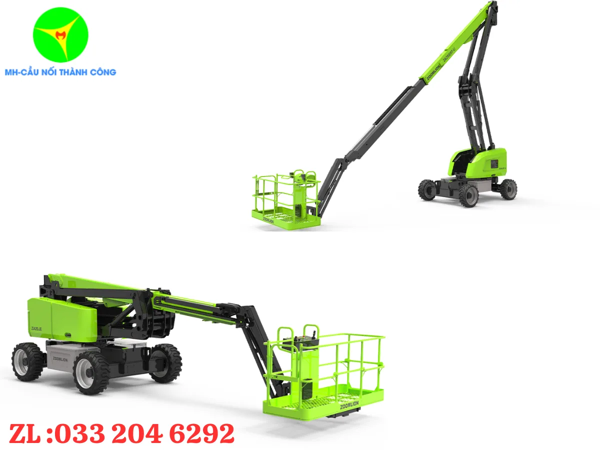 Các dòng xe nâng người Z-Boom và cần thẳng Zoomlion