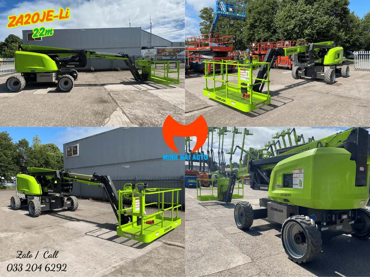 Bảng điều khiển trên sàn làm việc của xe nâng người khớp gập Zoomlion